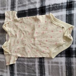 yellow flower onsie